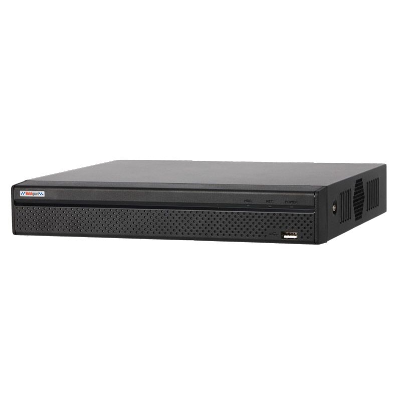 The NVR4COM2 is a compact network video recorder with a built-in 4 port power over Ethernet switch